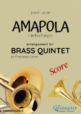 Lacalle |  Amapola - Brass Quintet - score | eBook | Sack Fachmedien