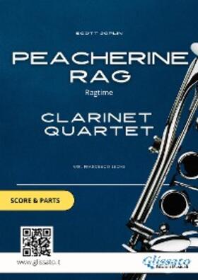 Leone / Joplin |  Clarinet Quartet "Peacherine Rag" score & parts | eBook | Sack Fachmedien