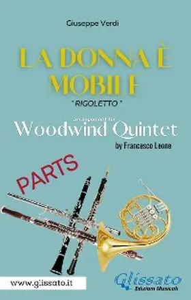 Verdi |  "La donna è mobile" Woodwind quintet (parts) | eBook | Sack Fachmedien