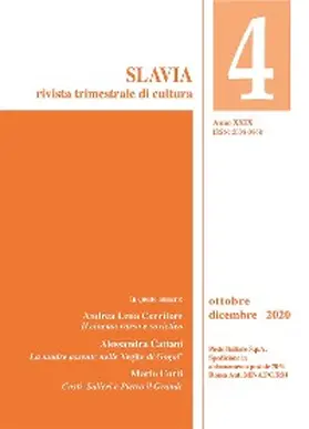 Lena Corritore / de Sanctis / Risaliti |  Slavia N. 2020 4 | eBook | Sack Fachmedien