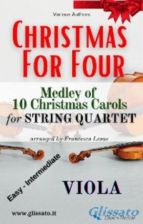 Authors / Leone |  Viola part - String Quartet Medley "Christmas for four" | eBook | Sack Fachmedien