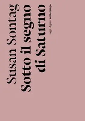 Sontag |  Sotto il segno di Saturno | eBook | Sack Fachmedien
