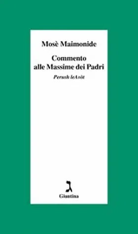 Maimonide |  Commento alle Massime dei Padri | eBook | Sack Fachmedien
