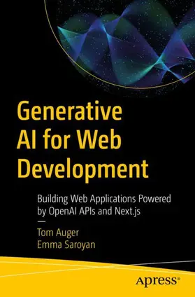 Saroyan / Auger |  Generative AI for Web Development | Buch |  Sack Fachmedien