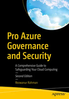 Rahman |  Pro Azure Governance and Security | eBook | Sack Fachmedien