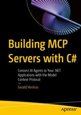 Versluis |  Building MCP Servers with C# | eBook | Sack Fachmedien