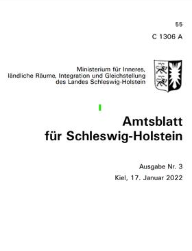 Amtsblatt für Schleswig-Holstein | Schmidt & Klaunig | Zeitschrift | sack.de