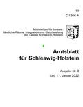  Amtsblatt für Schleswig-Holstein | Zeitschrift |  Sack Fachmedien