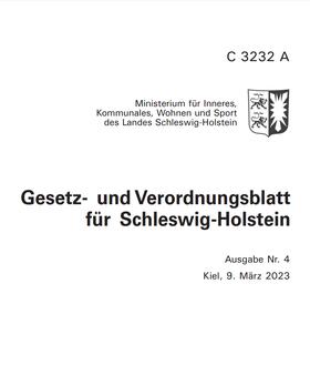 Gesetz- und Verordnungsblatt für Schleswig-Holstein | Wolters Kluwer | Zeitschrift | sack.de