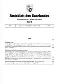  Amtsblatt des Saarlandes | Zeitschrift |  Sack Fachmedien