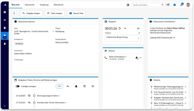 Cloudbasiertes Dokumenten- & Mandatsmanagement