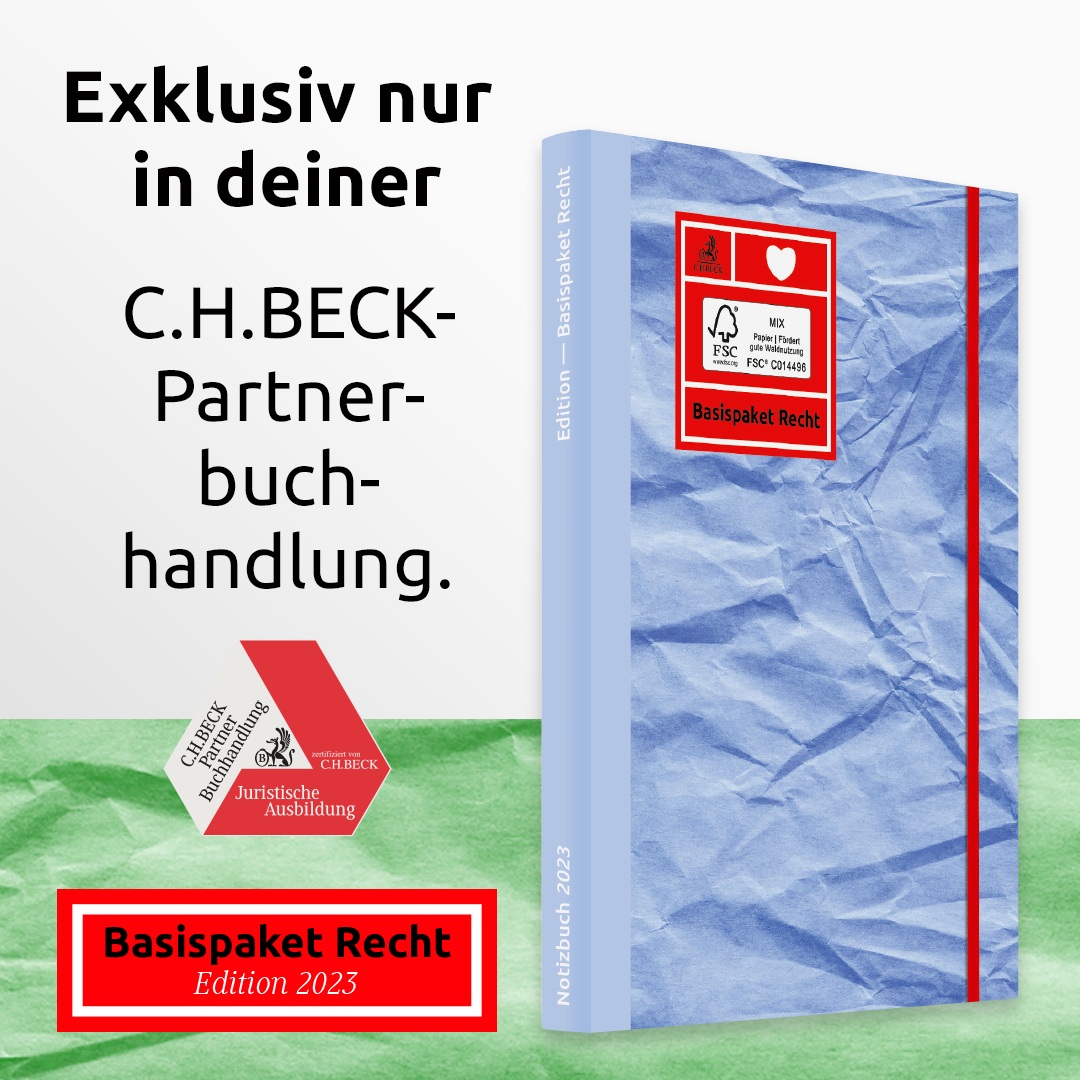 Notizbuch in der Edition 2022 "Law to go" Notizbuch in der Edition 2022 "Law to go"